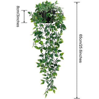 Artificial Vine Plants Hanging Ivy Green Leaves Garden Decoration Garland Grape Without Pot Fake Greenery Plant Home Accessories ALODIA STORE