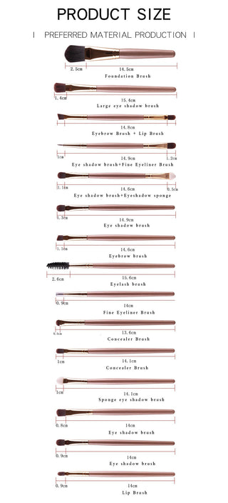 Professional Makeup Brushes Tools Set Make Up ALODIA STORE