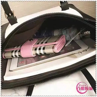 New Women's Handbags Simple Shoulder Bag Large Capacity Leather Fashion Korean Tote Bag Trendy Leisure Office Lady Bags ALODIA STORE