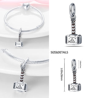 new 100% 925 sterling silver disney charm of ley 925 Chain Beaded Suitable For Ladies Original Pandora Bracelet DIY Jewelry ALODIA STORE
