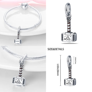 new 100% 925 sterling silver disney charm of ley 925 Chain Beaded Suitable For Ladies Original Pandora Bracelet DIY Jewelry ALODIA STORE