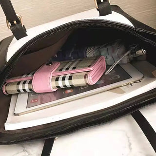 New Women's Handbags Simple Shoulder Bag Large Capacity Leather Fashion Korean Tote Bag Trendy Leisure Office Lady Bags ALODIA STORE
