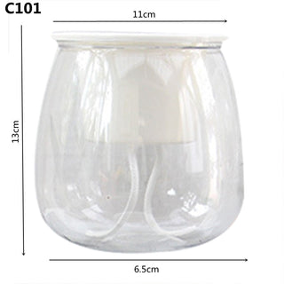 Self Watering Planter Pots Mini Round Design Succulent Plant Pot Indoor Home Garden Modern Decorative Pot Garden Supplies FU ALODIA STORE