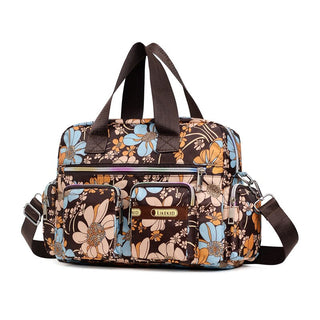 Ladies LargeCapacity Waterproof Tote Bag Flower ALODIA STORE