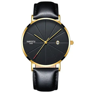 NIBOSI Ultra Thin Fashion Men Watch Top Luxury Brand Business Quartz Watches Waterproof Sports Watch Men Clock Relogio Masculino ALODIA STORE