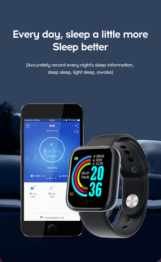 Twitch  Smart Watch Men Women Bluetooth Fitness Tracker Bracelet Sport Heart Rate Blood Pressure Kids Smartwatch for IOS Android ALODIA STORE