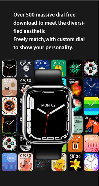 2023 Smart Watch Women Series 8 2.0 " Screen Bluetooth Call Heart Rate Blood Pressure Men Smartwatch for Apple Watch IWO Watch 8 ALODIA STORE