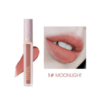 IMAGIC New12-Color Liquid Lipstick Matte Makeup Lips Silky-Smooth Long-Lasting Gloss High Pigment Lip&Cheek Waterproof Lip Mud ALODIA STORE