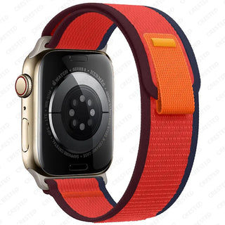 Trail loop Band for Apple watch Ultra 49mm 45mm 41mm 44mm 40mm 42mm 38mm 40 44 45 mm bracelet iWatch series 7 6 5 4 3 se 8 strap ALODIA STORE