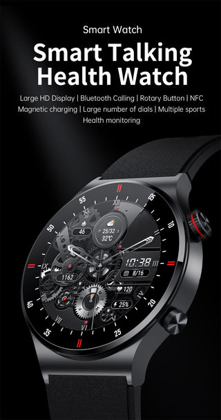 LIGE ECG+PPG Bluetooth Call Smart Watch Men 2022 Sports Bracelet NFC Waterproof Custom Watch Face Men SmartWatch For IOS Android ALODIA STORE