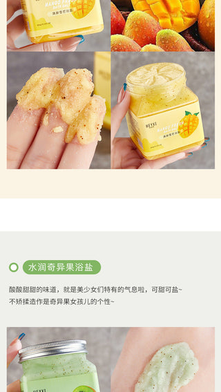 Fruity Body Scrub Back Foot Hand Body Exfoliating Moisturizer Deep Cleansing Moisturizing Dead Skin Removal Skin Care Exfoliator ALODIA STORE