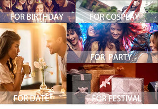 Green Short Bob Hair Synthetic Wig For Woman With Bangs Blonde Ombre Pink Cosplay Lolita Party Heat Resistant Daily Natural Hair ALODIA STORE