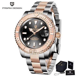 PAGANI Design Men Automatic Watch Sapphire Luxury Mechanical Wristwatch Stainless Steel Waterproof Watch Men relogio masculino ALODIA STORE