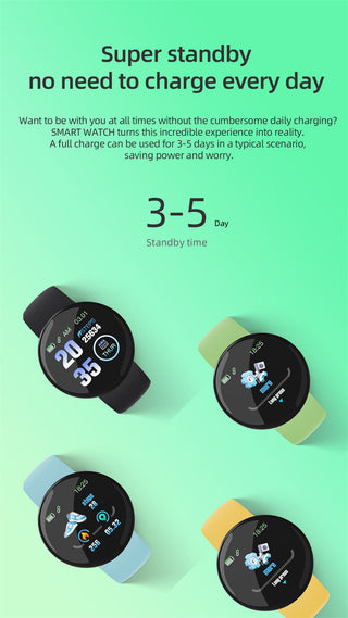 Twitch  Smart Watch Men Women Bluetooth Fitness Tracker Bracelet Sport Heart Rate Blood Pressure Kids Smartwatch for IOS Android ALODIA STORE