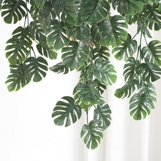 Artificial Plant Vines Wall Hanging Rattan Leaves Branches Outdoor Garden Home Decoration Plastic Fake Silk Leaf Green Plant Ivy ALODIA STORE