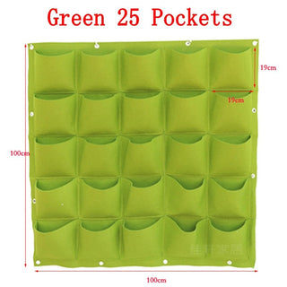NEW Wall Hanging Pockets Planting Bags Flower Pot Waterproof Grow Bag Garden Planter Vertical Suculentas Plant Pot Home Decor ALODIA STORE