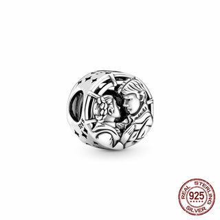 new 100% 925 sterling silver disney charm of ley 925 Chain Beaded Suitable For Ladies Original Pandora Bracelet DIY Jewelry ALODIA STORE