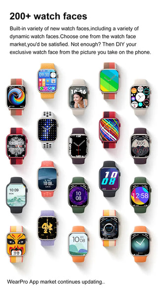 2023 NEW Smart Watch Bluetooth Calls Smartwatch For Men Women Sport Fitness Bracelet Custom Watch Face Sleep Heart Rate Monitor ALODIA STORE