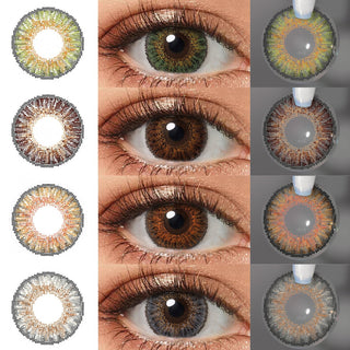 Magister Colored Contact Lenses For Eyes 1 Pair Color Contact Lenses 3 TONE Color Lens Eyes Contacts Alodia Store