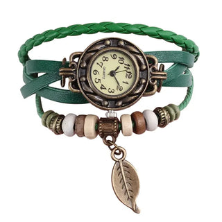 High Quality Women Genuine Leather Vintage Quartz Dress Watch Bracelet Wristwatches watch women luxury watch ALODIA STORE