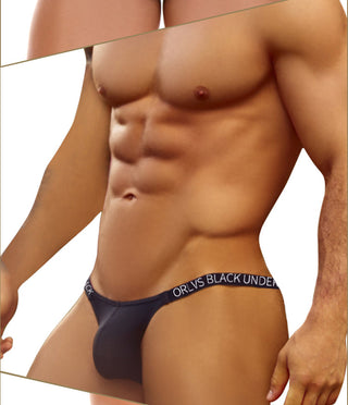 ORLVS Sissy Bikini Mens Jockstrap Men Thong Sexy Gay Man's Underwear Men's Thongs Modal Penis Pouch Low Waist G-strings Lingerie ALODIA STORE