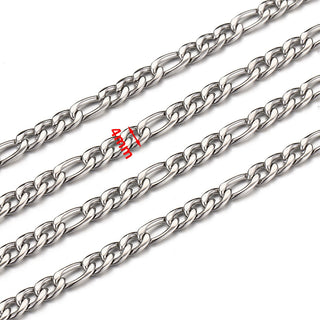No Fade 2Meters Stainless Steel Chains for Jewelry Making DIY Necklace Bracelet Accessories Gold Chain Lips Beads Beaded Chain ALODIA STORE