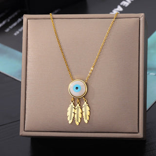 Stainless Steel Geometry Star Moon Butterfly Pendant Multilayer Chain Choker Necklace For Women Wedding Accessories Dropshipping ALODIA STORE