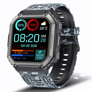 SENBONO 2022 New Smart Watch Men Big Battery Music Play Fitness Tracker Bluetooth Dial Call Sport Smartwatch Men for IOS Android ALODIA STORE