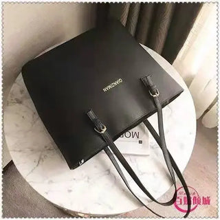 New Women's Handbags Simple Shoulder Bag Large Capacity Leather Fashion Korean Tote Bag Trendy Leisure Office Lady Bags ALODIA STORE
