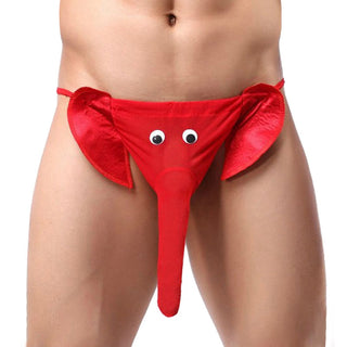 Sexy Men's G String Stylish Elephant Bulge Pouch Men Thong Elastic Erotic Lingerie Tanga Hombre Gay Underwear ALODIA STORE