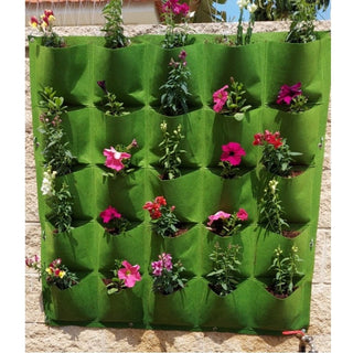 NEW Wall Hanging Pockets Planting Bags Flower Pot Waterproof Grow Bag Garden Planter Vertical Suculentas Plant Pot Home Decor ALODIA STORE
