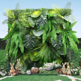 Hanging Plants Artificial Greenery Hanging Fern Grass Plants Green Wall Plant Silk Artificial Hedge Large Home Decor Garden ALODIA STORE