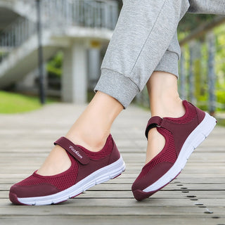 Ultra Light Mesh Flat Shoes For Women alodia store