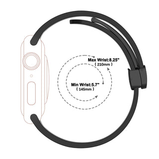 Magnetic Strap For Apple watch ultra band 44mm 45mm 49mm 40mm 41mm 42mm 38mm 45 mm Silicone Bracelet iWatch Series 7 8 se 6 5 3 ALODIA STORE