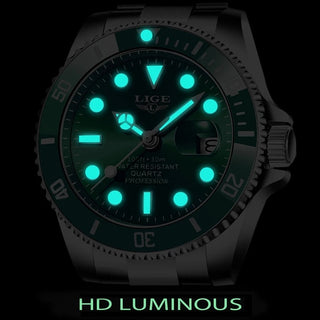 2022 Top Brand Luxury Fashion Diver Watch Men 30ATM Waterproof Date Clock Sport Watches Mens Quartz Wristwatch Relogio Masculino ALODIA STORE