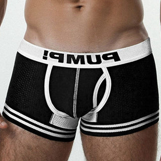 Lingeries Cotton Patchwork Low waist Sexy Men Underwear Boxer Shorts New Trunks Mens Boxershorts Underware Boxers Funny ALODIA STORE