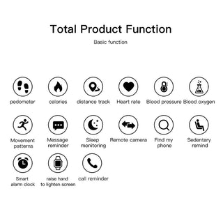 Twitch  Smart Watch Men Women Bluetooth Fitness Tracker Bracelet Sport Heart Rate Blood Pressure Kids Smartwatch for IOS Android ALODIA STORE