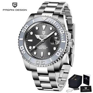 PAGANI Design Men Automatic Watch Sapphire Luxury Mechanical Wristwatch Stainless Steel Waterproof Watch Men relogio masculino ALODIA STORE