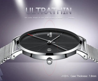 NIBOSI Ultra Thin Fashion Men Watch Top Luxury Brand Business Quartz Watches Waterproof Sports Watch Men Clock Relogio Masculino ALODIA STORE