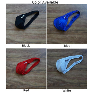 Men Sexy Lingerie Underwear Unilateral Tie T Pants Low Waist Sexy Thong Gays Clothes Sissy Panties Mens G-strings Pouch Bikini ALODIA STORE