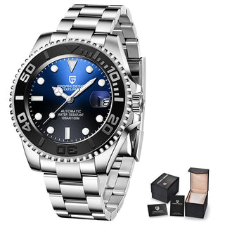 PAGANI Design Men Automatic Watch Sapphire Luxury Mechanical Wristwatch Stainless Steel Waterproof Watch Men relogio masculino ALODIA STORE
