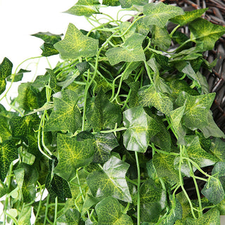 Artificial Plant Vines Wall Hanging Rattan Leaves Branches Outdoor Garden Home Decoration Plastic Fake Silk Leaf Green Plant Ivy ALODIA STORE