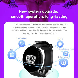 Twitch  Smart Watch Men Women Bluetooth Fitness Tracker Bracelet Sport Heart Rate Blood Pressure Kids Smartwatch for IOS Android ALODIA STORE