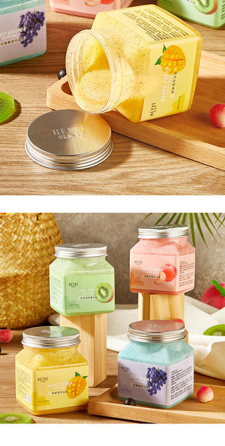 Fruity Body Scrub Back Foot Hand Body Exfoliating Moisturizer Deep Cleansing Moisturizing Dead Skin Removal Skin Care Exfoliator ALODIA STORE