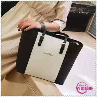 New Women's Handbags Simple Shoulder Bag Large Capacity Leather Fashion Korean Tote Bag Trendy Leisure Office Lady Bags ALODIA STORE