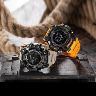 SMAEL Mens Watch Military Waterproof Sport WristWatch Digital Stopwatches For Men 1802 Military Electronic Watches Male Clock ALODIA STORE