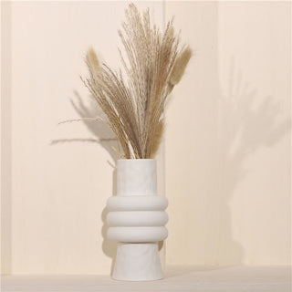 Nordic Ins Creative Ceramics Vase Home Ornaments White Vegetarian Flower Pot Vases Home Decorations Craft Gifts ALODIA STORE