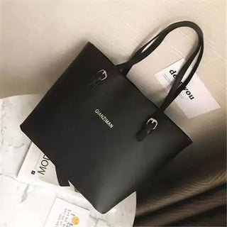 New Women's Handbags Simple Shoulder Bag Large Capacity Leather Fashion Korean Tote Bag Trendy Leisure Office Lady Bags ALODIA STORE