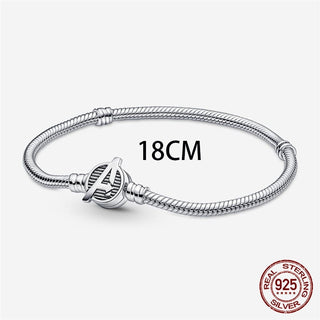 new 100% 925 sterling silver disney charm of ley 925 Chain Beaded Suitable For Ladies Original Pandora Bracelet DIY Jewelry ALODIA STORE