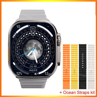2022 VWAR ZD8 Ultra MAX Smart Watch Series 8 Titanium Alloy 1:1 49mm Case Bluetooth Call NFC ECG IP68 Waterproof Smartwatch Men ALODIA STORE